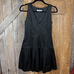 Heidi Weisel Satin Pleated Dress Size 4